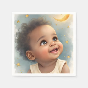Baby Shower Napkin – A Little Star Baby Design