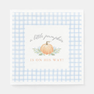 Baby Shower Napkins   A Little Pumpkin