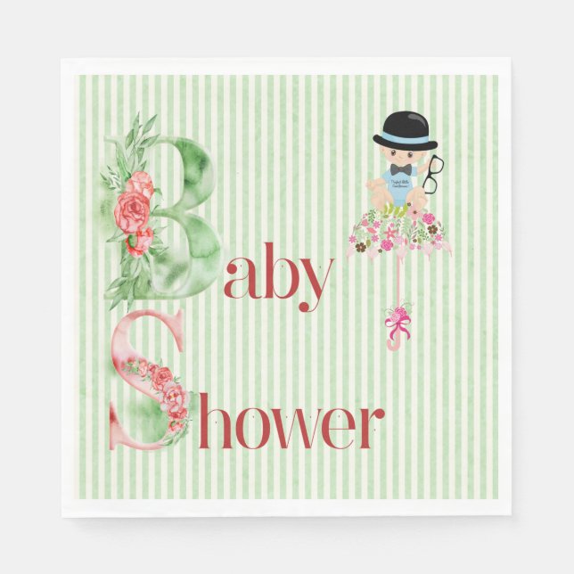 Baby Shower Napkins for Boy (Front)