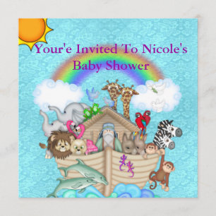 Baby Shower Noahs Ark Invitation