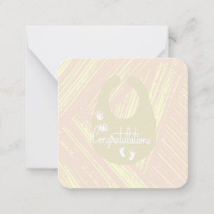 Baby Shower Note Card