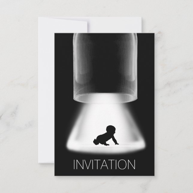Baby shower Nouveau bébé Vip moderne Invitation (Devant)