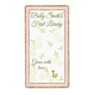 Baby shower "Oiseau d'or" Boite feuille de papier 