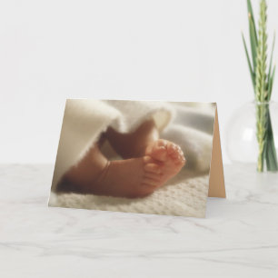 Baby Shower or Announcement Little Feet
