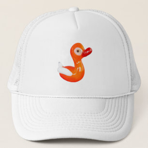 Baby Shower Orange duckling Trucker Hat