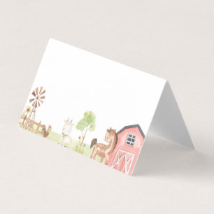 Baby shower ou anniversaire de ferme Étiquette ali