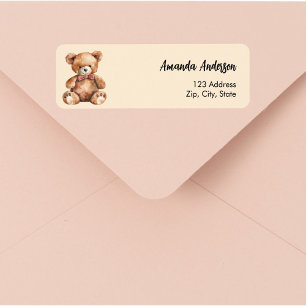 Baby shower ourson beige retour adresse