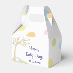 Baby Shower Paci Bunny Gable Favour Box