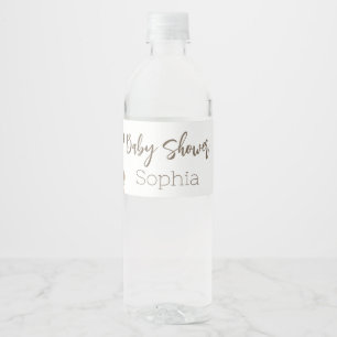 Baby Shower Panda Bottle Labels