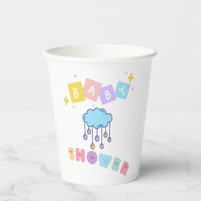 Baby Shower Paper Cups (Front)