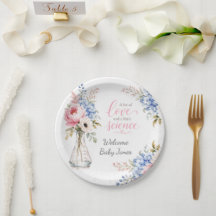 Baby Shower Paper Plate: Highlights IVF Journey