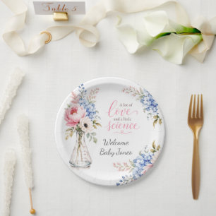 Baby Shower Paper Plate: Highlights IVF Journey Plate