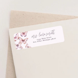 Baby shower papillon rose et pourpre Adresse de re