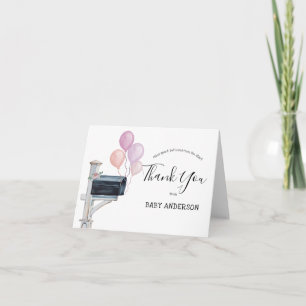 baby shower par Mail Pink Balloons Merci