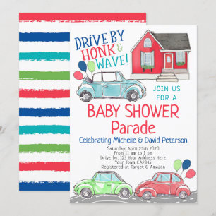 Baby Shower Parade Invitation