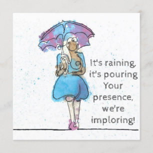 baby shower parapluie invitation au garçon ou à la