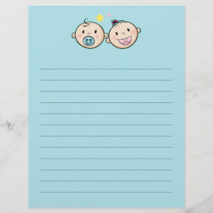 BABY SHOWER   Party Games  Letterhead