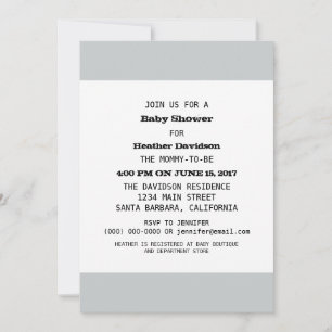 Baby Shower Party Template