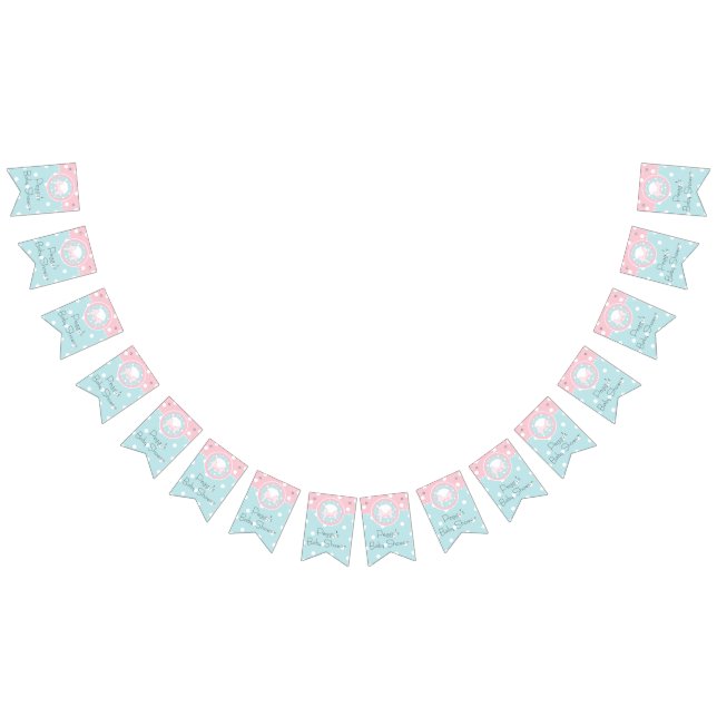 Baby shower Peek-a-Boo, Bannière de Bunting Swallo (Tout)