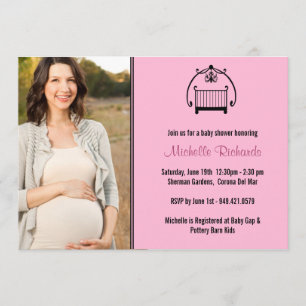 Baby shower photo Invitation