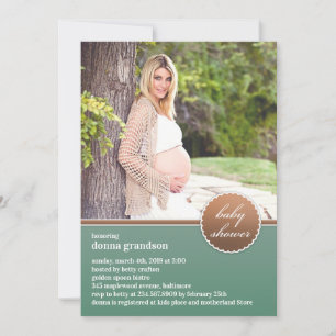 Baby shower Photo Invitation Appartement