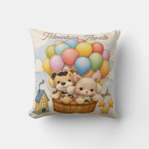 Baby Shower Pillow, Dream Big, Elephant   Gift Throw Pillow