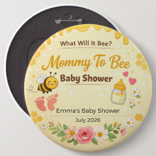 Baby Shower Pin   Mommy To Bee   What Will It Bee