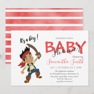 Baby Shower pirate boy  Announcement