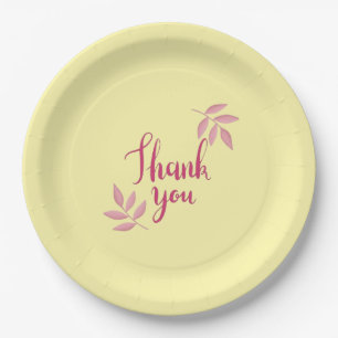 baby shower plate