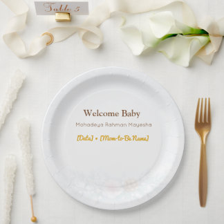 Baby Shower Plates | Hunny Bear Theme