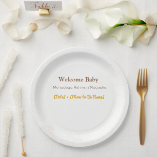 Baby Shower Plates | Hunny Bear Theme