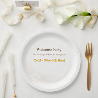 Baby Shower Plates | Hunny Bear Theme