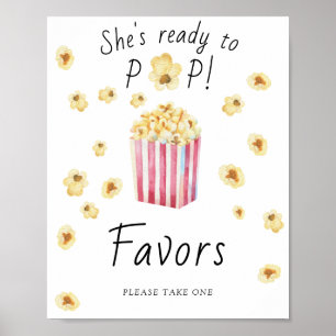 Baby shower Popcorn - Poster des Favoris