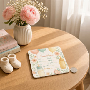 Baby Shower Prediction Card – Fun Guest Activity