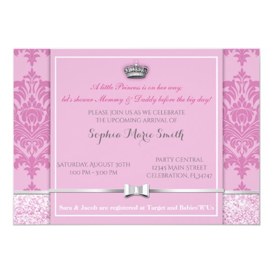 Baby Shower Princess Invitation