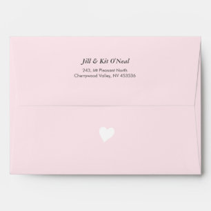 Baby shower rose enveloppes invitations avec petit