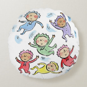 Baby Shower Round Pillow