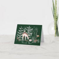 Baby shower Rustic Woodland Forest Animaux Merci