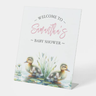 Baby shower Signes Cute Ducklings