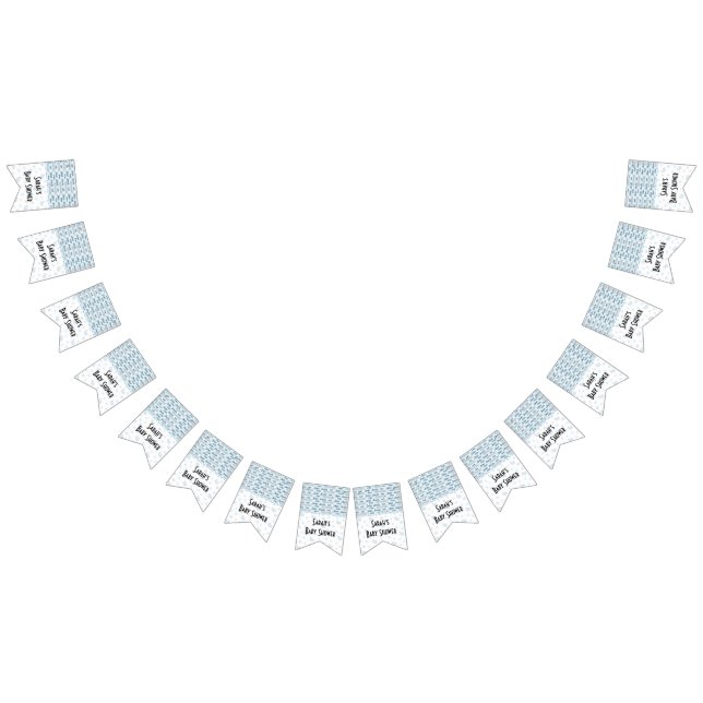 Baby shower "Snips and Snails", bannière Swallowta (Tout)