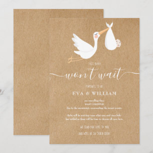 Baby Shower, Sprinkle Cancellation Card