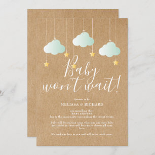 Baby Shower, Sprinkle Cancellation Card