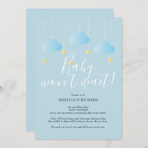 Baby Shower, Sprinkle Cancellation Card