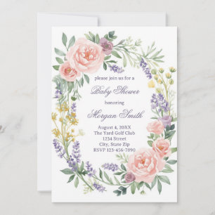 Baby Shower Sprinkle Invitation – Watercolor