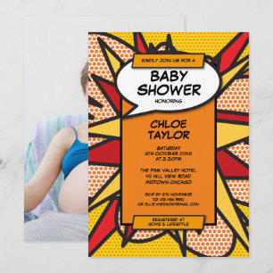 Baby Shower Sprinkle Modern Gender Neutral Photo Invitation