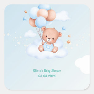 BABY SHOWER   SQUARE STICKER