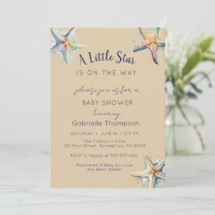 BABY SHOWER STARFISH Invitation