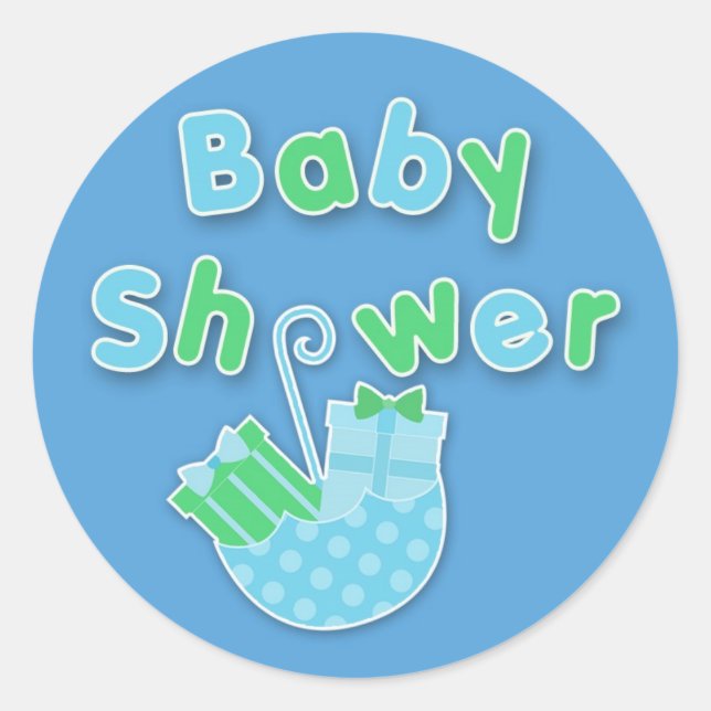 Baby Shower Sticker (Front)