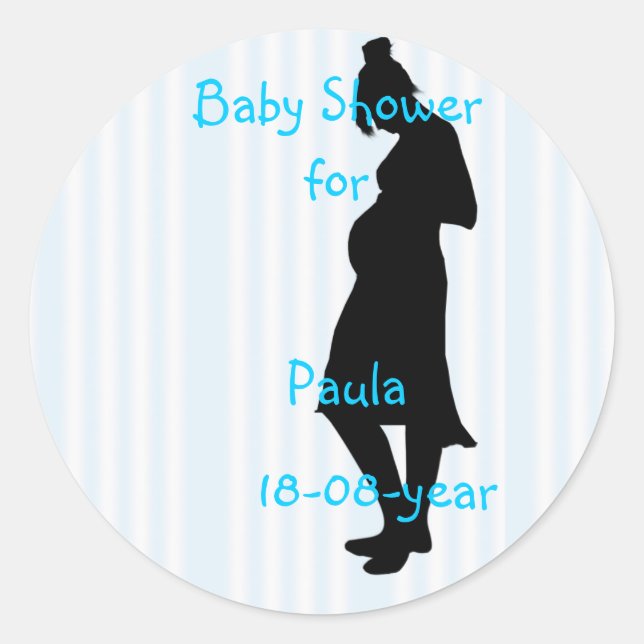 Baby Shower sticker (Front)