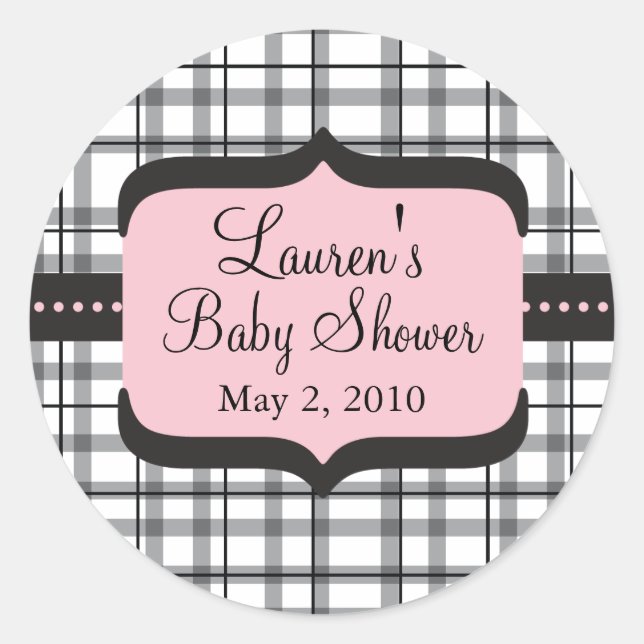 Baby Shower Sticker (Front)